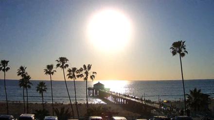 Manhattan Beach Pier Ultra HD Live Webcam - Mar 8, 2026, 5:55pm PDT