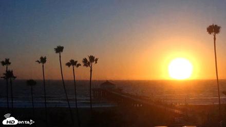 Manhattan Beach Pier Ultra HD Live Webcam - Sep 28, 2026, 6:32pm PDT