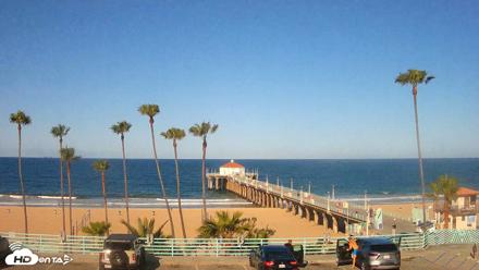 Manhattan Beach Pier Ultra HD Live Webcam - May 5, 2026, 8:28am PDT