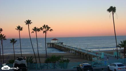 Manhattan Beach Pier Ultra HD Live Webcam - Oct 24, 2026, 7:12am PDT