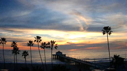 Manhattan Beach Pier Ultra HD Live Webcam - Feb 24, 2026, 5:41pm PST