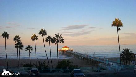 Manhattan Beach Pier Ultra HD Live Webcam - Sep 9, 2026, 6:54am PDT