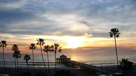 Manhattan Beach Pier Ultra HD Live Webcam - Feb 24, 2026, 5:34pm PST