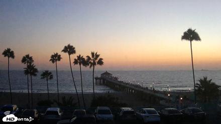 Manhattan Beach Pier Ultra HD Live Webcam - Aug 25, 2026, 7:42pm PDT