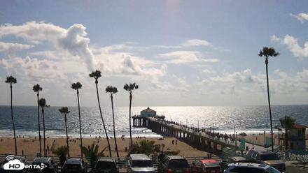 Manhattan Beach Pier Ultra HD Live Webcam - Apr 26, 2026, 4:08pm PDT