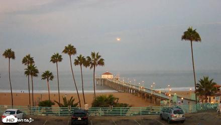 Manhattan Beach Pier Ultra HD Live Webcam - Aug 28, 2026, 6:15am PDT