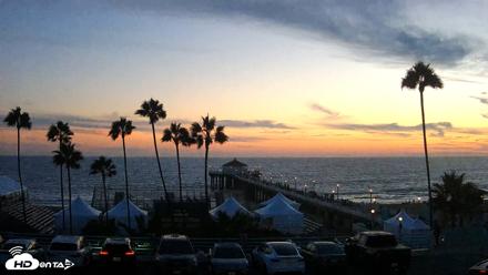 Manhattan Beach Pier Ultra HD Live Webcam - Aug 16, 2026, 7:49pm PDT