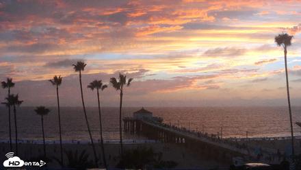 Manhattan Beach Pier Ultra HD Live Webcam - Sep 27, 2026, 6:46pm PDT