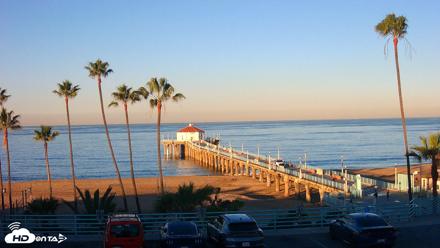 Manhattan Beach Pier Ultra HD Live Webcam - Oct 26, 2026, 7:48am PDT