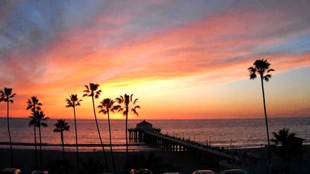 Manhattan Beach Pier Ultra HD Live Webcam - Jan 28, 2026, 5:28pm PST