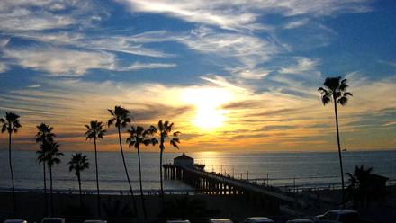 Manhattan Beach Pier Ultra HD Live Webcam - Feb 27, 2026, 5:20pm PST