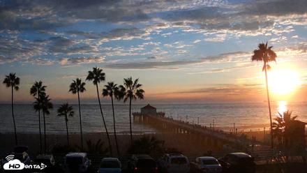 Manhattan Beach Pier Ultra HD Live Webcam - Sep 8, 2026, 6:55pm PDT