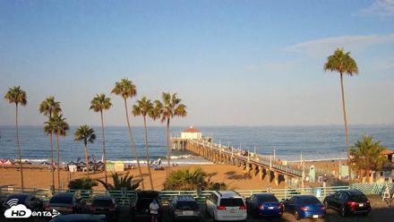 Manhattan Beach Pier Ultra HD Live Webcam - Aug 30, 2026, 7:34am PDT