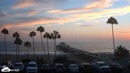 Manhattan Beach Pier Ultra HD Live Webcam - Aug 26, 2026, 7:29pm PDT