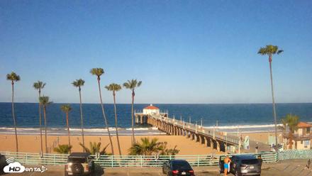 Manhattan Beach Pier Ultra HD Live Webcam - May 5, 2026, 8:27am PDT