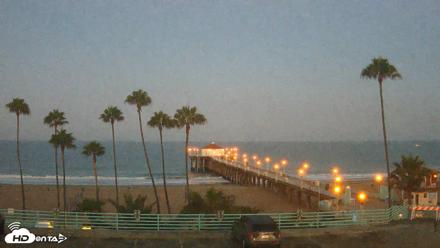 Manhattan Beach Pier Ultra HD Live Webcam - Jul 16, 2026, 5:33am PDT