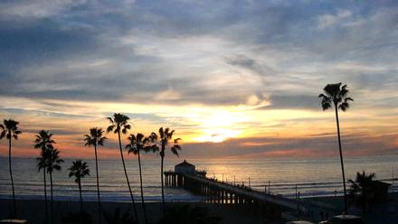 Manhattan Beach Pier Ultra HD Live Webcam - Feb 24, 2026, 5:35pm PST