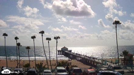 Manhattan Beach Pier Ultra HD Live Webcam - Apr 26, 2026, 4:18pm PDT