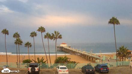 Manhattan Beach Pier Ultra HD Live Webcam - Aug 27, 2026, 6:44am PDT