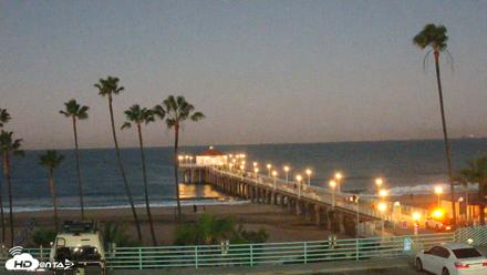 Manhattan Beach Pier Ultra HD Live Webcam - Oct 24, 2026, 6:39am PDT