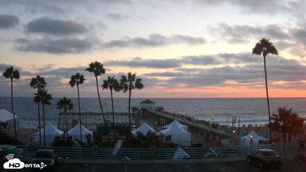 Manhattan Beach Pier Ultra HD Live Webcam - Aug 15, 2026, 7:37pm PDT
