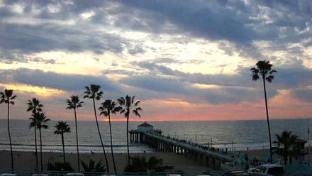 Manhattan Beach Pier Ultra HD Live Webcam - Jan 25, 2026, 5:20pm PST