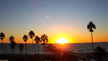 Manhattan Beach Pier Ultra HD Live Webcam - Oct 15, 2025, 6:15pm PDT