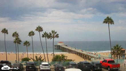 Manhattan Beach Pier Ultra HD Live Webcam - Aug 27, 2026, 12:42pm PDT
