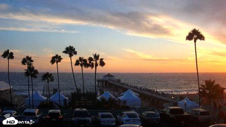 Manhattan Beach Pier Ultra HD Live Webcam - Aug 16, 2026, 7:34pm PDT