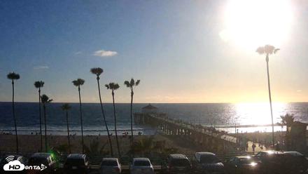 Manhattan Beach Pier Ultra HD Live Webcam - Apr 11, 2026, 6:12pm PDT