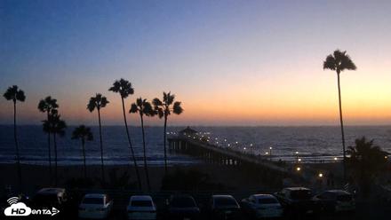 Manhattan Beach Pier Ultra HD Live Webcam - Aug 19, 2026, 7:58pm PDT