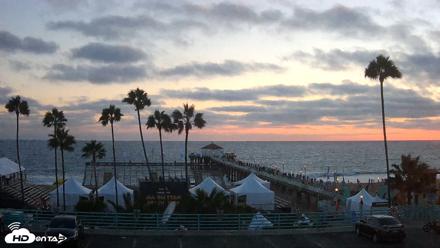 Manhattan Beach Pier Ultra HD Live Webcam - Aug 15, 2026, 7:36pm PDT