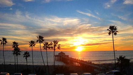 Manhattan Beach Pier Ultra HD Live Webcam - Feb 27, 2026, 5:44pm PST