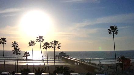 Manhattan Beach Pier Ultra HD Live Webcam - Feb 6, 2026, 4:36pm PST