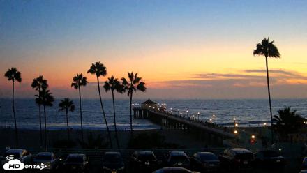 Manhattan Beach Pier Ultra HD Live Webcam - Aug 28, 2026, 7:47pm PDT