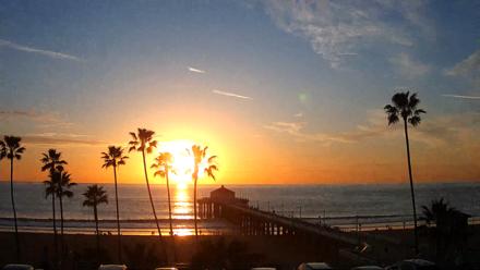 Manhattan Beach Pier Ultra HD Live Webcam - Feb 5, 2026, 5:16pm PST