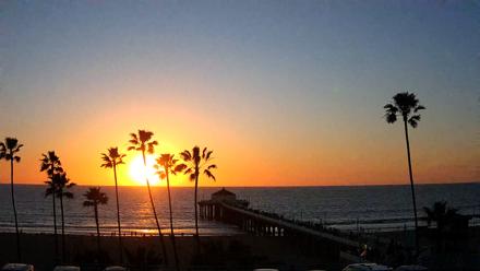 Manhattan Beach Pier Ultra HD Live Webcam - Jan 24, 2026, 5:09pm PST