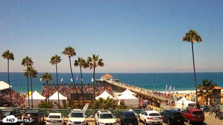 Manhattan Beach Pier Ultra HD Live Webcam - Aug 16, 2026, 12:51pm PDT