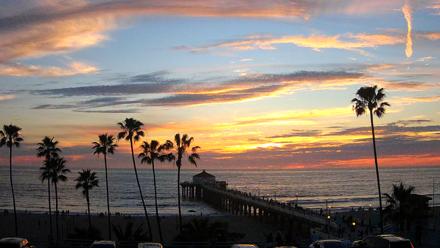 Manhattan Beach Pier Ultra HD Live Webcam - Mar 1, 2026, 5:51pm PST