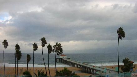 Manhattan Beach Pier Ultra HD Live Webcam - Oct 14, 2025, 8:31am PDT
