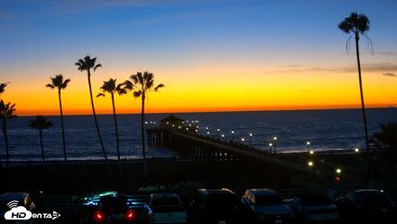Manhattan Beach Pier Ultra HD Live Webcam - Oct 25, 2026, 6:36pm PDT