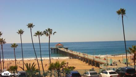 Manhattan Beach Pier Ultra HD Live Webcam - Oct 15, 2026, 2:11pm PDT
