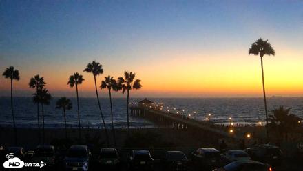 Manhattan Beach Pier Ultra HD Live Webcam - Aug 23, 2026, 7:54pm PDT