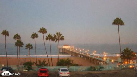 Manhattan Beach Pier Ultra HD Live Webcam - Aug 26, 2026, 6:07am PDT
