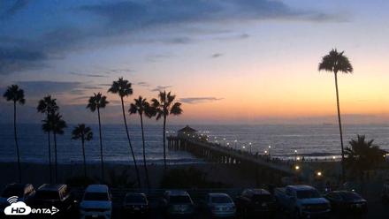 Manhattan Beach Pier Ultra HD Live Webcam - Aug 26, 2026, 7:49pm PDT