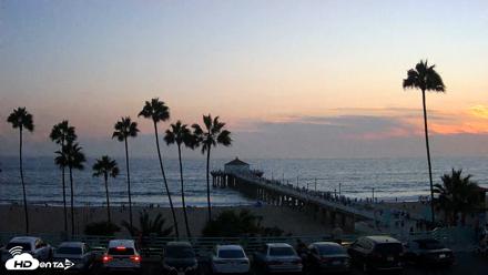Manhattan Beach Pier Ultra HD Live Webcam - Aug 28, 2026, 7:26pm PDT