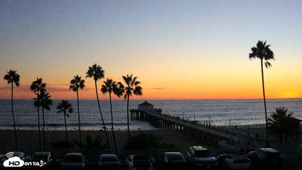 Manhattan Beach Pier Ultra HD Live Webcam - Sep 9, 2026, 7:12pm PDT