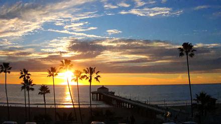 Manhattan Beach Pier Ultra HD Live Webcam - Jan 27, 2026, 5:06pm PST