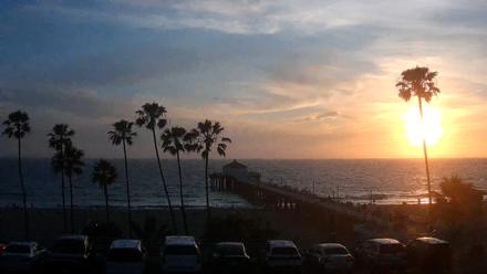 Manhattan Beach Pier Ultra HD Live Webcam - Mar 28, 2026, 6:57pm PDT