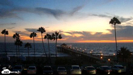 Manhattan Beach Pier Ultra HD Live Webcam - Aug 17, 2026, 7:59pm PDT